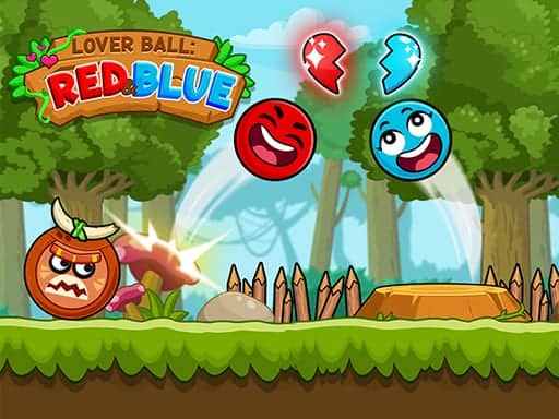 Screenshot von Red and Blue Ball Cupid love