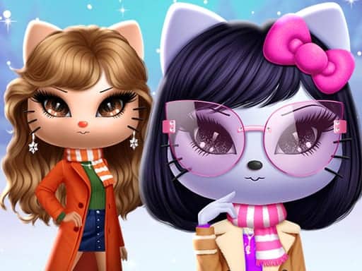 Screenshot von Kitty Squad Winter Dress Up