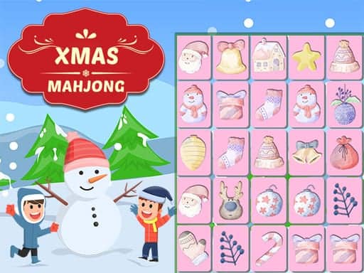 Screenshot von Xmas Mahjong