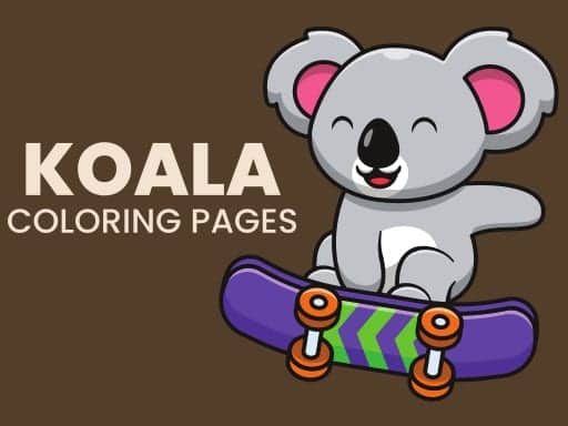 Screenshot von Koala Coloring Pages