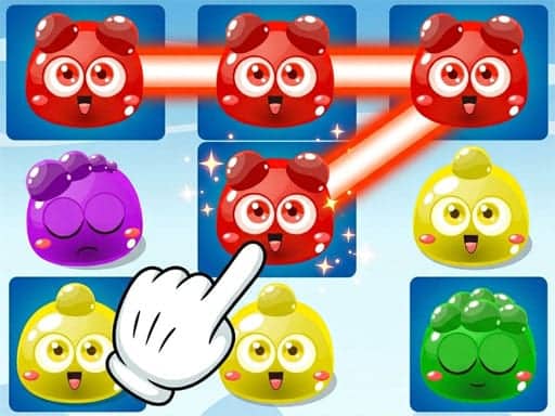 Screenshot von Jelly Monsters Link Puzzle