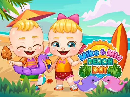 Screenshot von Mike And Mia Beach Day