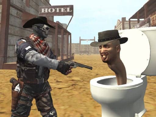 Screenshot von Cowboy vs Skibidi Toilets