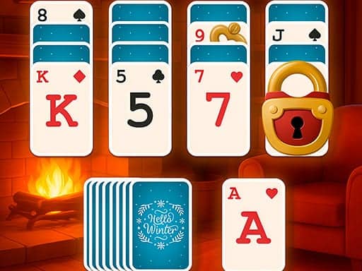 Screenshot von Fireside Solitaire