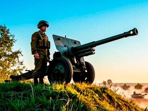 Screenshot von Artillery Vs Tanks