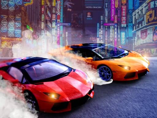 Screenshot von Two Lambo Rivals: Drift