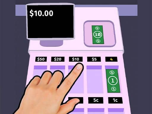 Screenshot von Cashier Game