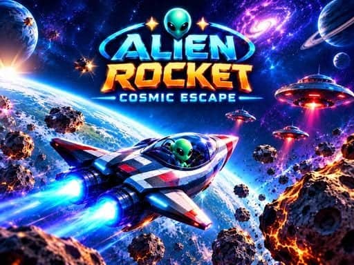 Screenshot von Alien Rocket : Cosmic Escape