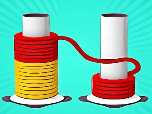 Screenshot von Rope Color Sort 3D
