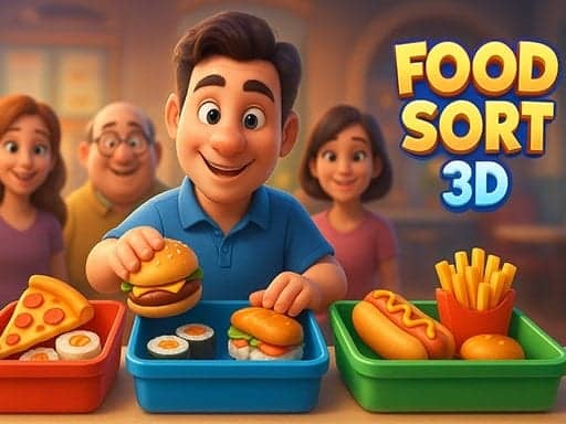 Screenshot von Food Sort 3D