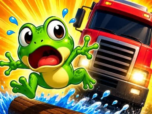 Screenshot von Frogie - Cross the road