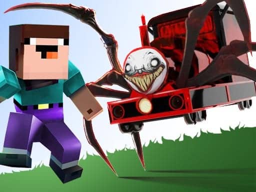 Screenshot von Noob VS. Spider Train