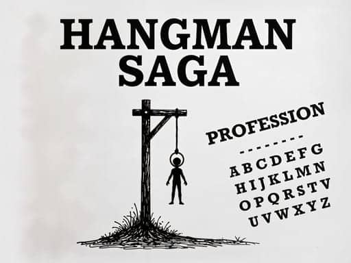 Screenshot von Hangman Saga