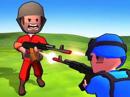 Screenshot von Little Commander. Red vs Blue