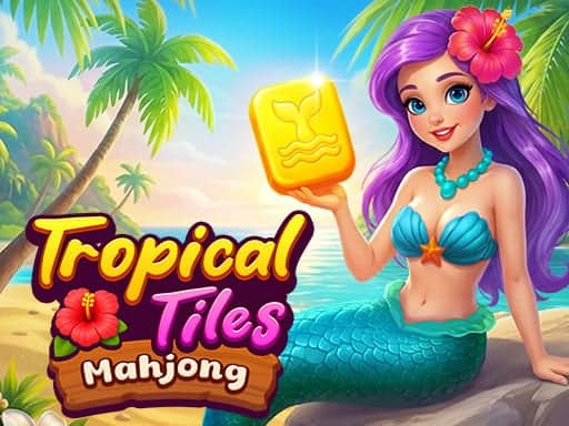 Screenshot von Tropical Tiles Mahjong