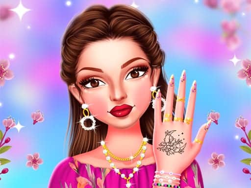 Screenshot von Celebrity Spring Manicure Design