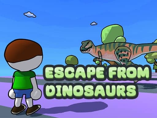 Screenshot von Escape from dinosaurs
