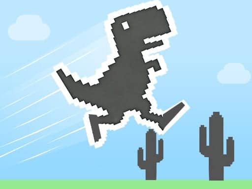Screenshot von Doodle Dino Run