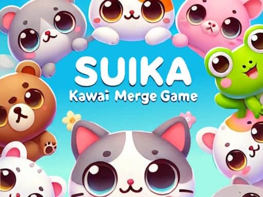 Screenshot von Suika Kawaii Cat Merge game