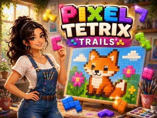 Screenshot von Pixel Tetrix Trails