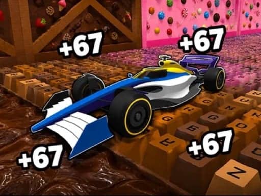 Screenshot von Obby: Supercar Race on Keyboard
