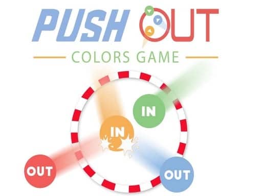 Screenshot von Push Out Colors Game