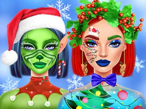 Screenshot von Ellie Christmas Makeup