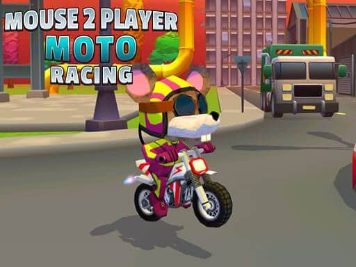 Screenshot von Mouse 2 Player Moto Racing