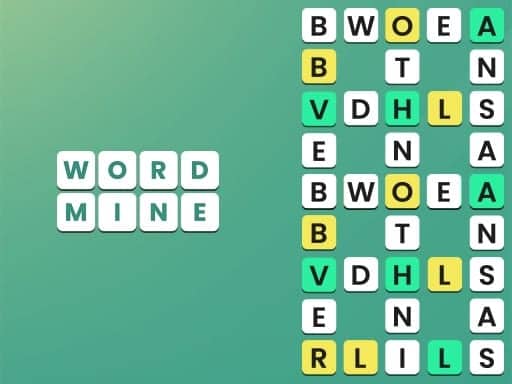 Screenshot von Word Mine