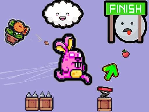 Screenshot von Cute Rabbit's Challenging Adventure