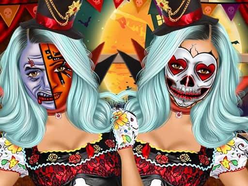 Screenshot von Jenner Halloween Face Art