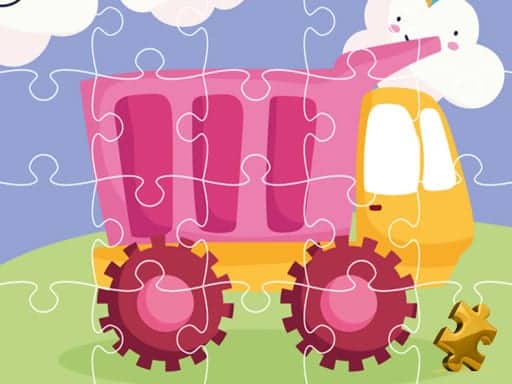 Screenshot von Cute Kids Trucks Jigsaw