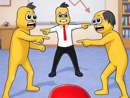 Screenshot von Annoying Boss Punch Game