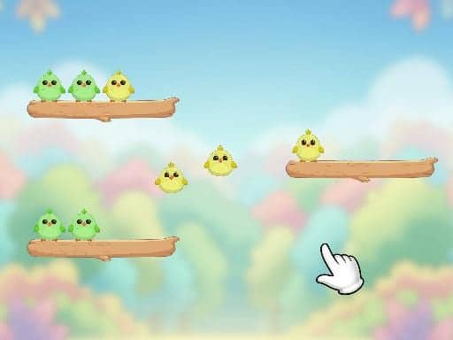 Screenshot von Bird Sort