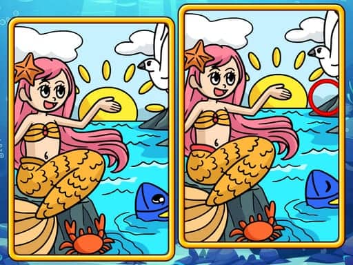Screenshot von Mermaids Spot The Differences