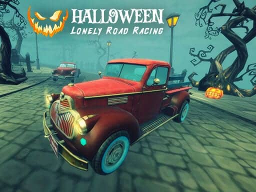 Screenshot von Halloween Lonely Road Racing