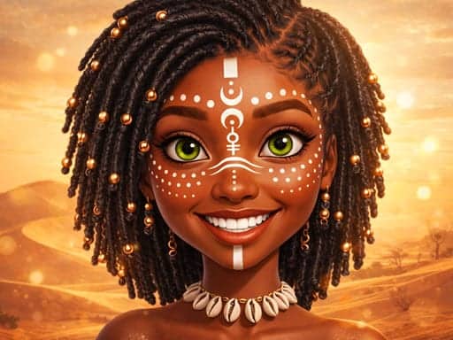 Screenshot von African Princesses: Style Island