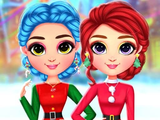 Screenshot von Rainbow Girls Christmas Outfits