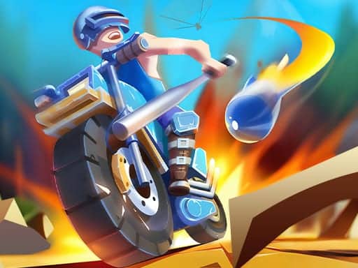 Screenshot von Moto Attack