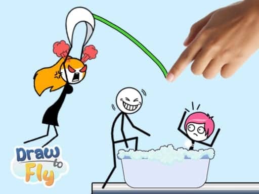 Screenshot von Draw To Fly