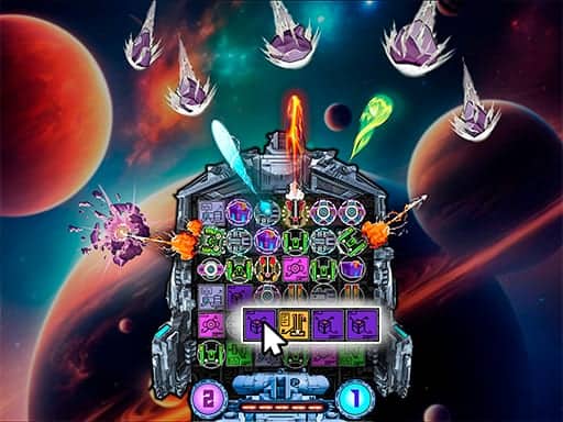 Screenshot von Asteroid Shield: Tile-Matching Space Defense