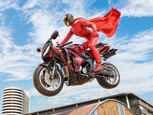 Screenshot von Real Motorbike Super Hero Stunt 3D