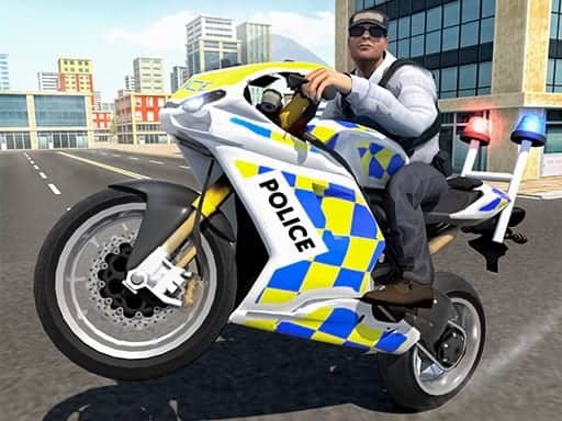 Screenshot von Police Chase Motorbike Driver