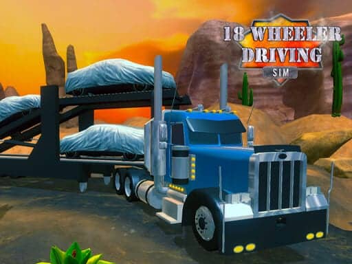 Screenshot von 18 Wheeler Driving Sim