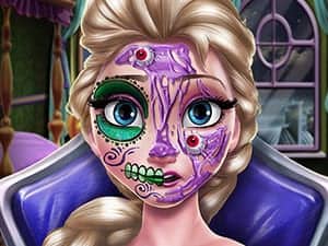 Screenshot von Elsa Scary Halloween Makeup