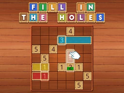 Screenshot von Fill In the holes