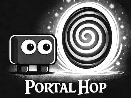 Screenshot von Portal Hop