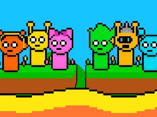 Screenshot von Sprunki Lava Escape 2Player