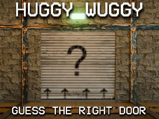 Screenshot von Huggy Wuggy Guess the right door