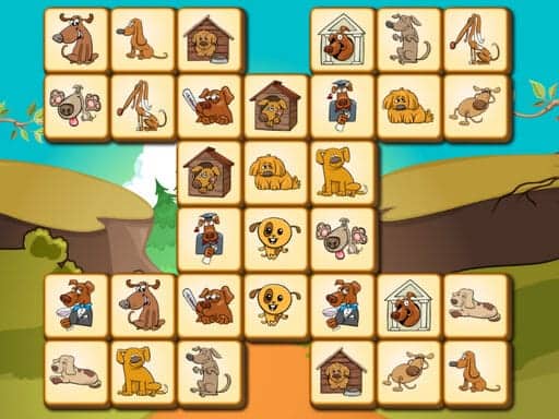 Screenshot von Mahjong Dogs